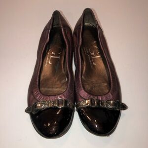 AGL Attilio Giusti Leombruni Women’s Cap Toe Ballerina Ballet Flats Shoes 36.5